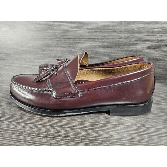 Florsheim Campbell Tassel Loafers Mens 8.5 3E - 12017 Oxblood Burgundy Shoes